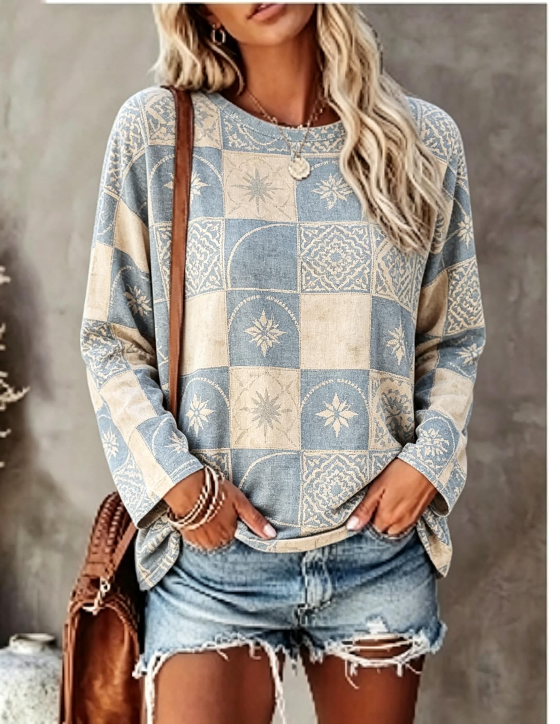 Women Long Sleeve T Shirt Gree - Wallpaper review and price