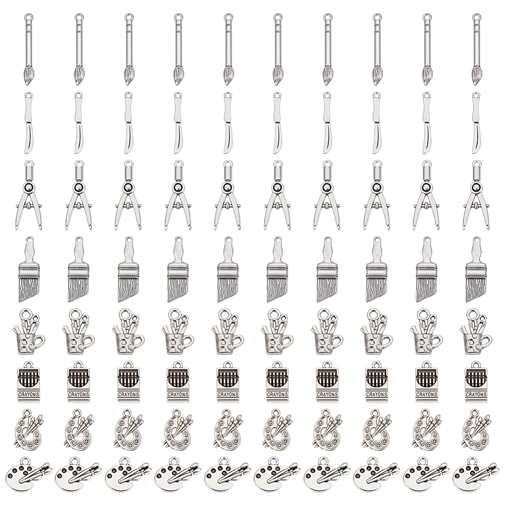 80pcs Art Painting Charms Arti - Paint Brush review and price