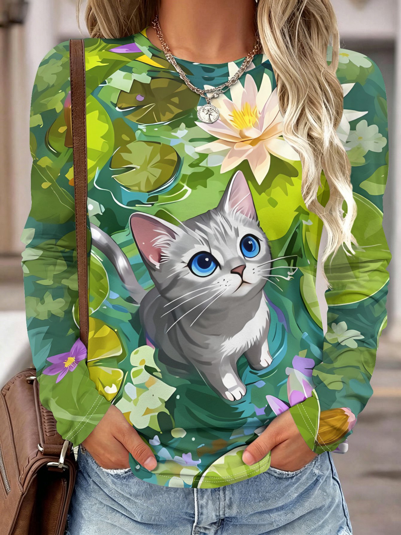 Women Long Sleeve Shirt Pocket - Wallpaper review and price
