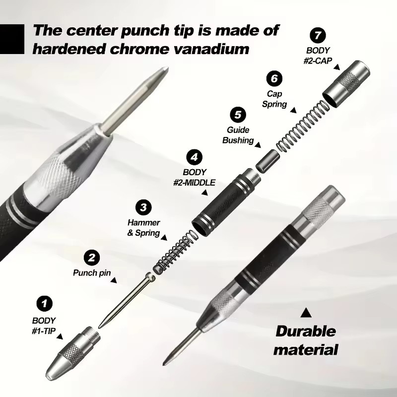 Auto Center Puncher Hole Marke - Drill Bits review and price