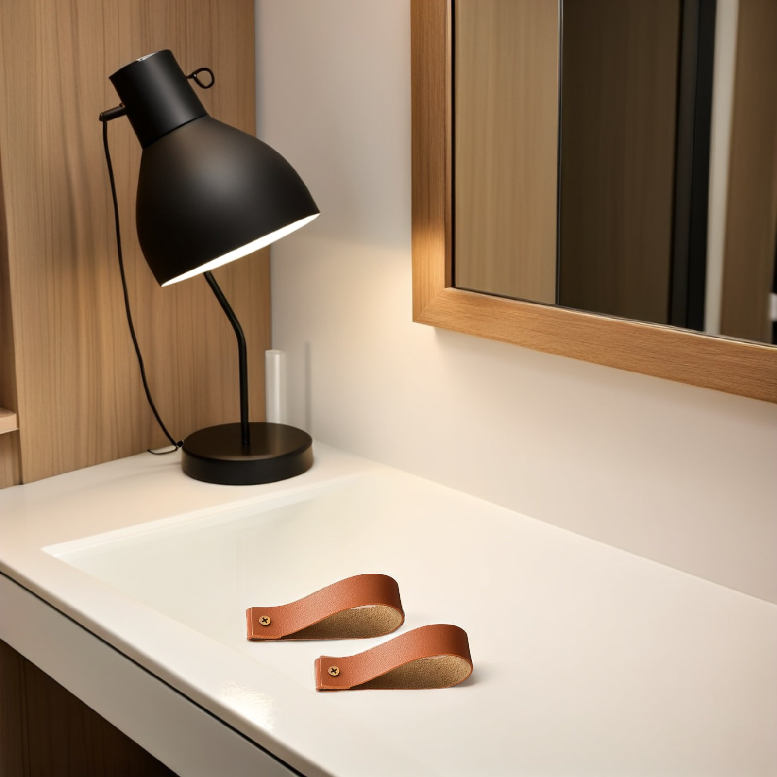 4Pcs PU Curtain Rod Strap Hook - Curtain Rods review and price