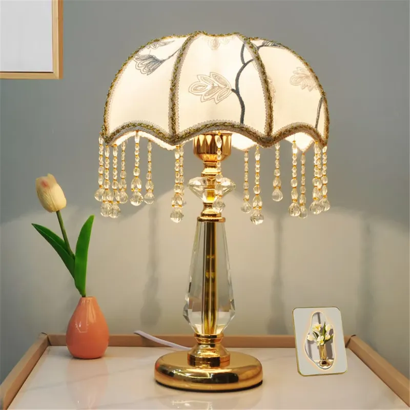 French Creative Crystal Table  - Light Switch review and price