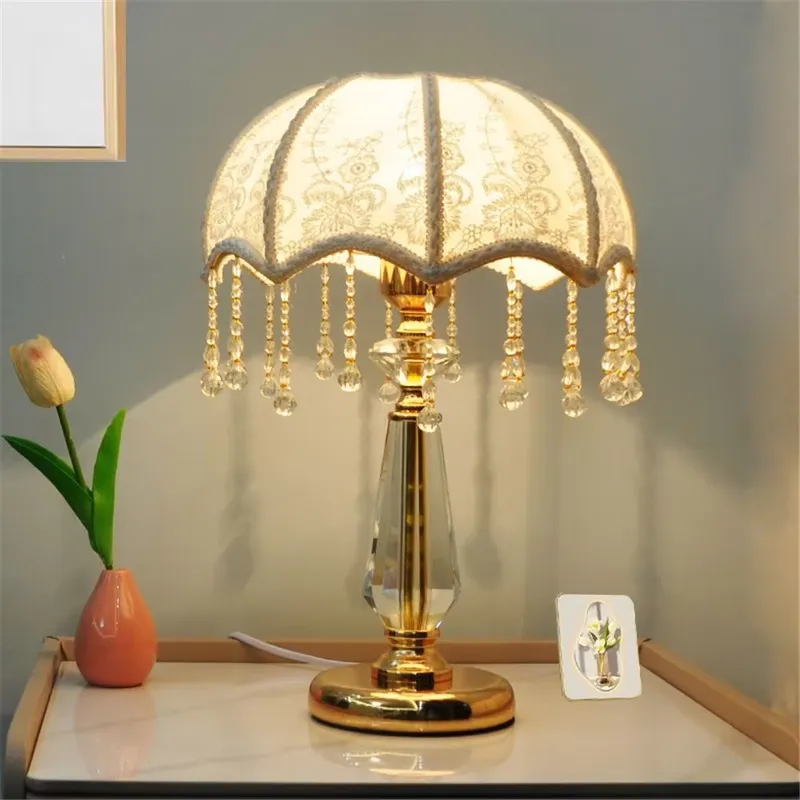 French Creative Crystal Table  - Light Switch review and price