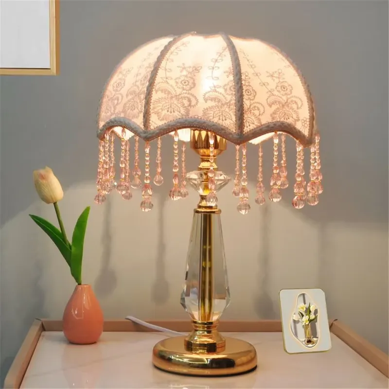 French Creative Crystal Table  - Light Switch review and price
