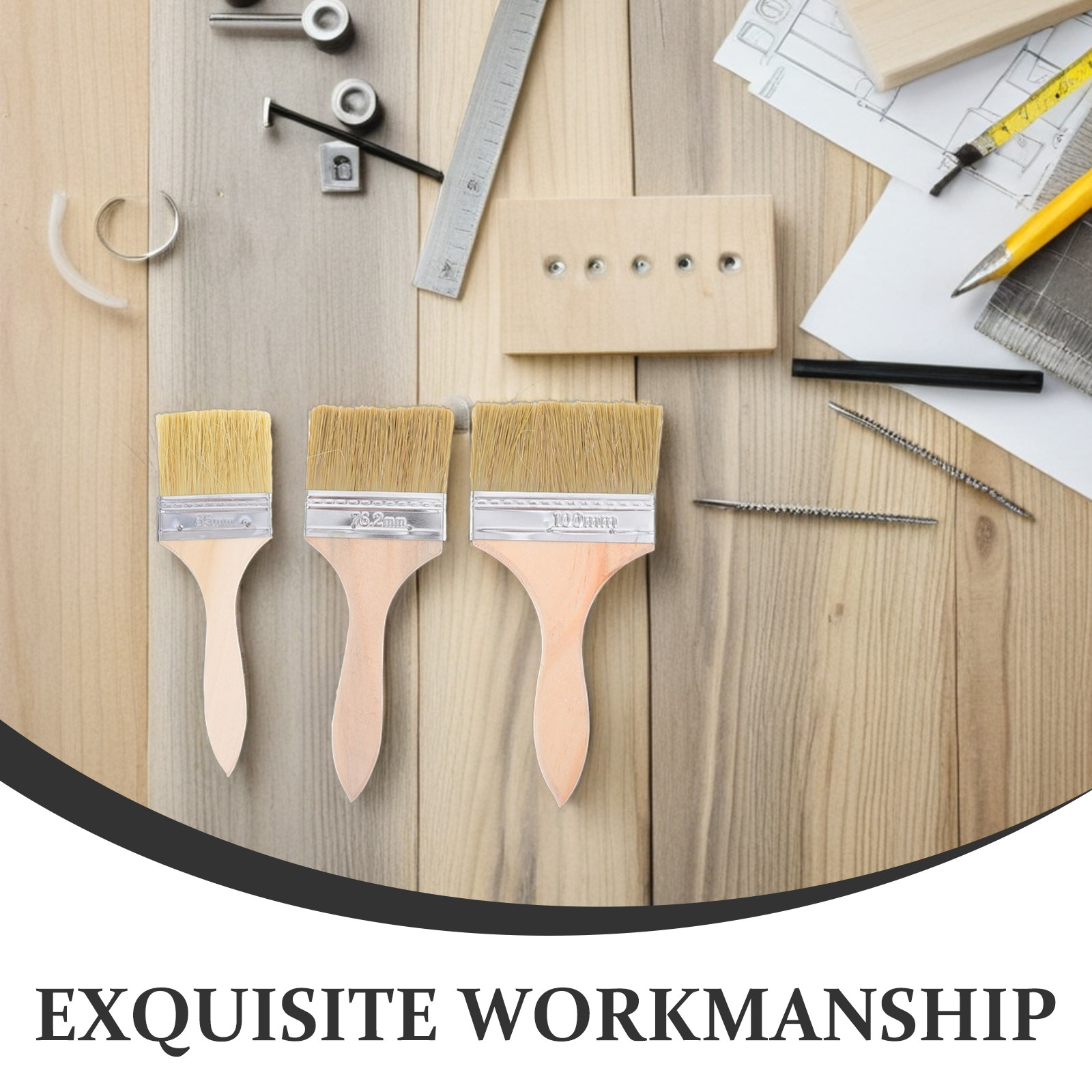 Thickened Wooden Handle Paint  - Home Improvement Fence review and price