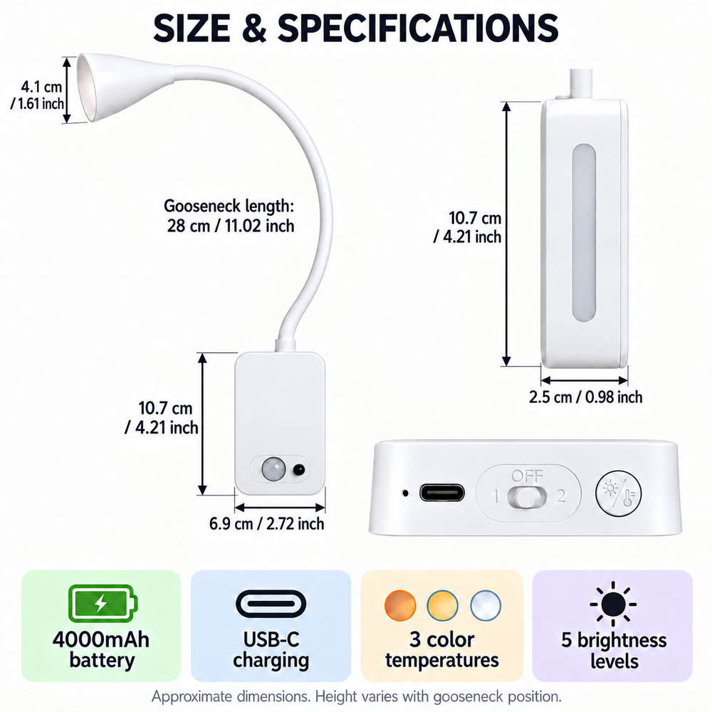 4000mAh Rechargeable Magnetic  - Light Switch review and price